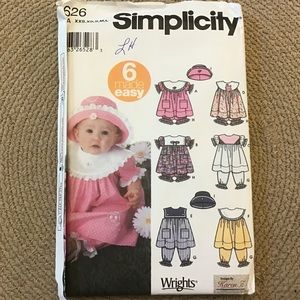 Uncut Baby Girl sewing pattern